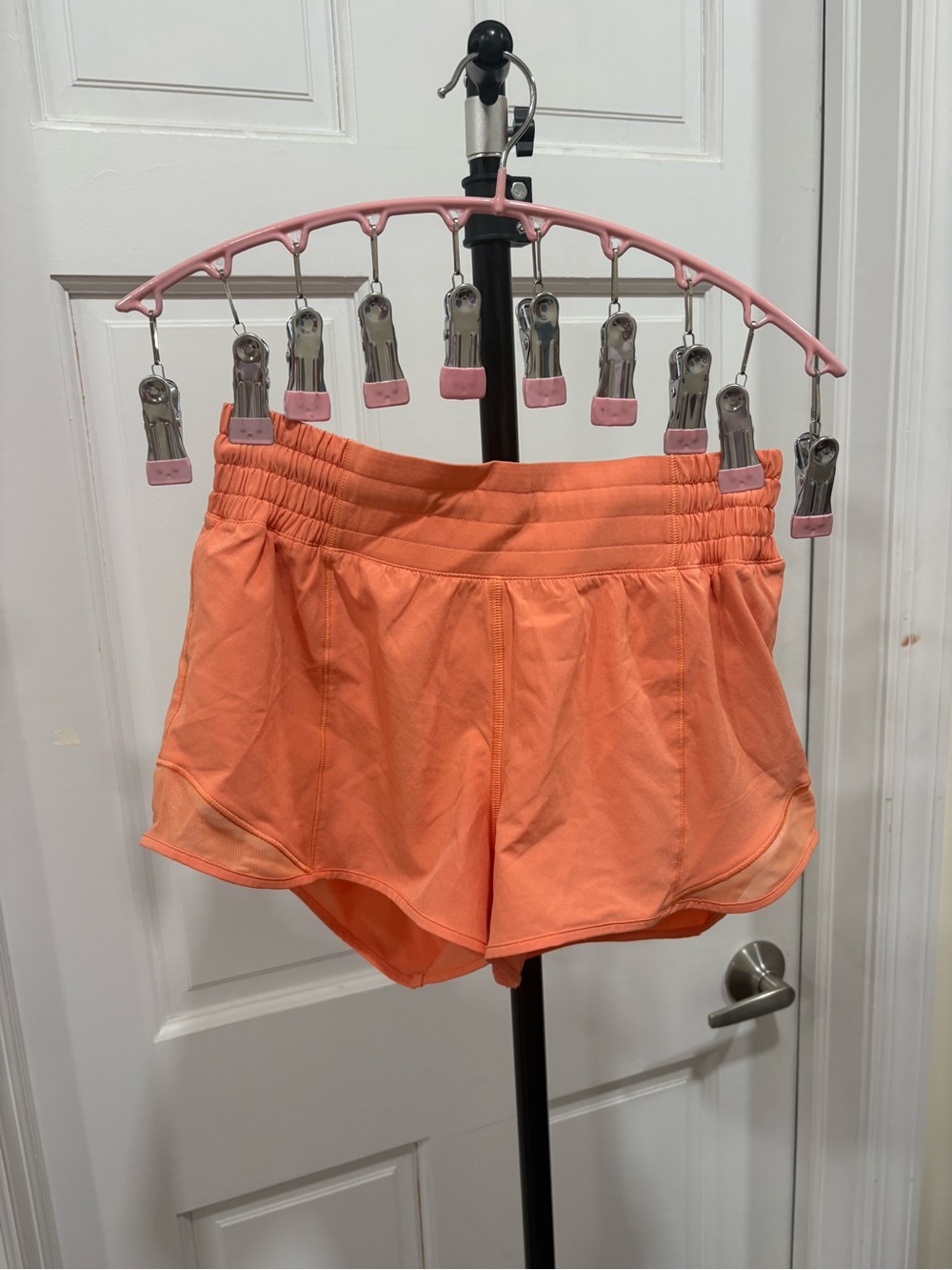 Lululemon Orange Athletic Shorts